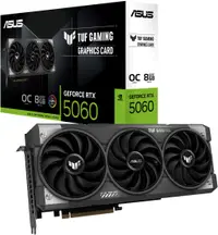 Placă video ASUS - TUF Gaming GeForce RTX 5060 OC, 8GB, GDDR7