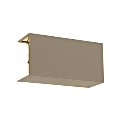 Shade square zu Wall luminaire Pasteri Pro taupe/gold