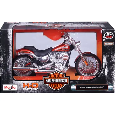 Motocicleta metalica, Maisto, Harley-Davidson, 2014 CVO Breakout, 1:12