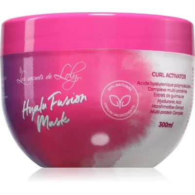 Les Secrets De Loly Hyalu Fusion Mask Masca de par pentru activarea buclelor 300 ml