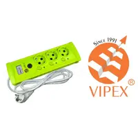 Vipex 43014 Prel protectie la suprasarcina si supratensiune (3×1,0mm) 3P 3m intrerupator