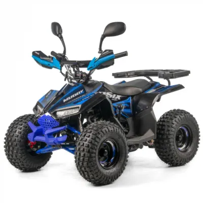 Atv copii Asix Muddy A2 110cc, roti 7 inch, 1+1 viteze, culoare negru albastru