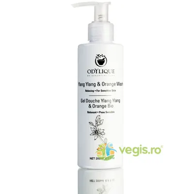 Gel de Dus Cremos cu Ylang Ylang Bio 200ml