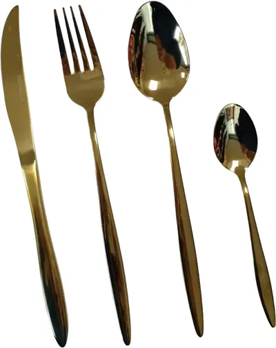 Set tacâmuri Morello - New Elegant Gold, 24 piese