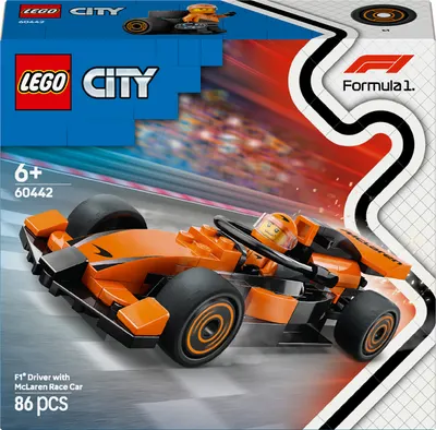 Constructor LEGO City Formula 1 cu mașină de curse McLaren (60442)
