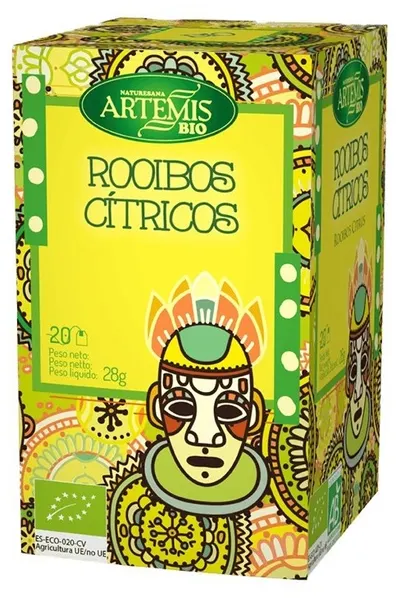 Ceai bio Rooibos cu citrice, 20 plicuri, Artemis Bio