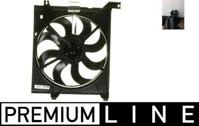 Ventilator radiator (cu carcasa) potrivit KIA CERATO I 1.6 2.0 03.04-12.09