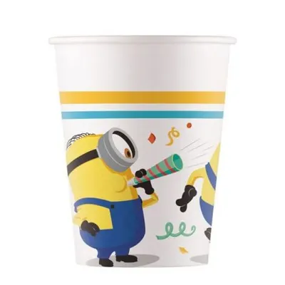 Pahare petrecere minions 200 ml