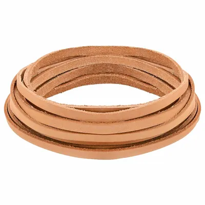 vidaXL Curea Din Piele 1 Maro deschis 500 x 0,8 cm Piele