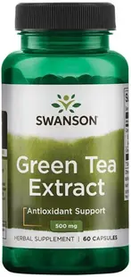 Green Tea Extract, 500 mg, 60 capsule, Swanson