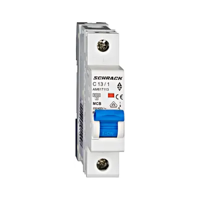 Intreruptor automat modular MCB, AMPARO 6kA, C 13A, 1-pol