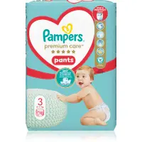 Pampers Premium Care Pants Size 3 scutece de unică folosință tip chiloțel 6-11 kg 70 buc