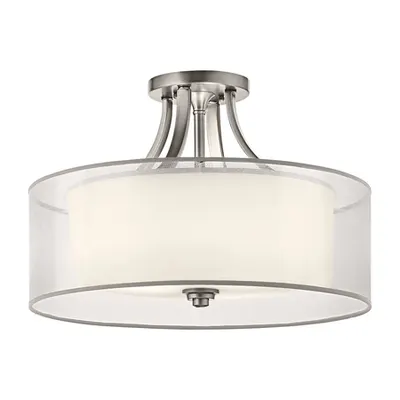 Plafoniera Lacey 4 Light Semi-Flush Mount – Antique Pewter