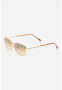 Ochelari de soare cu lentile ovale - Auriu/Auriu rose