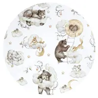 Perna pentru bebelusi Qmini multifunctionala ursulet Minky Teddy Bear and Friends Beige