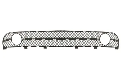 Grila ventilatie bara protectie potrivit VW NEW BEETLE 9C 2001-2005 - (cu orificii lampa ceata, plastic, negru)