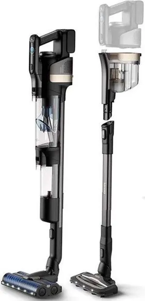 Aspirator vertical Philips - AquaTrio XW9463/11, negru