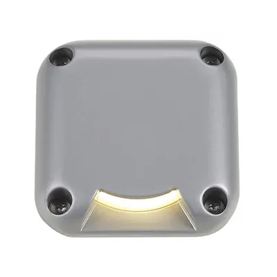 Ornament patrat pentru LED,4 fante lumina,gri