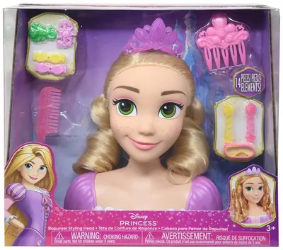 Păpușă Just Play - Coafura lui Rapunzel, 14 piese