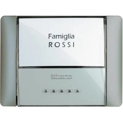 idrobox - buton eticheta IP55 alb