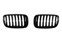 Grila radiator Dreapta/Stanga Set 2 bucati, model pachet M, negru lucios potrivit BMW X5 E70 3.0-4.8 2006-2013