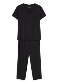Pijamau dama Noves negru - Geometric