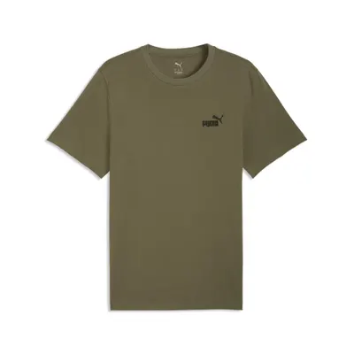 Tricou bărbați logo mic Essentials Small No. 1 Logo, verde măsliniu PUMA