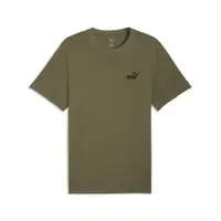 Tricou bărbați logo mic Essentials Small No. 1 Logo, verde măsliniu PUMA