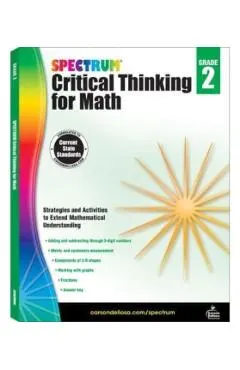 Spectrum Critical Thinking for Math, Grade 2
