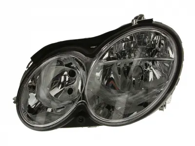 Far stanga (H7, reglaj electric, fundal cromat, fundal transparent) MERCEDES Clasa CLK 2002-2005