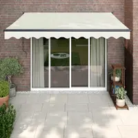 Gossi copertina retractabila, crem, 3,5x2,5 m, textil si aluminiu