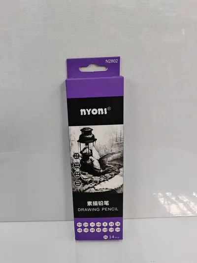 Set Creioane Premium Nyoni – Creioane Profesionale pentru Desen, 14 Creioane cu Mine Diferite – Vânzare Engros