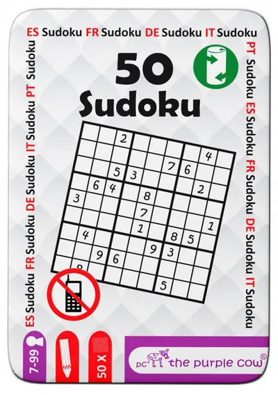 Joc pentru copii The Purple Cow - 50 jocuri Sudoku