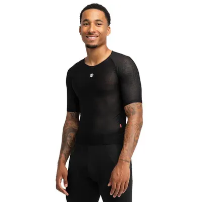 Top de pentru bărbați, strat de bază Ultrablack Negru