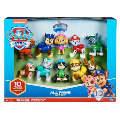 Set 10 mini figurine Aniversare, Paw Patrol, 20139040