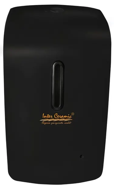 Dozator de săpun lichid Inter Ceramic - cu senzor, 1000 ml, negru