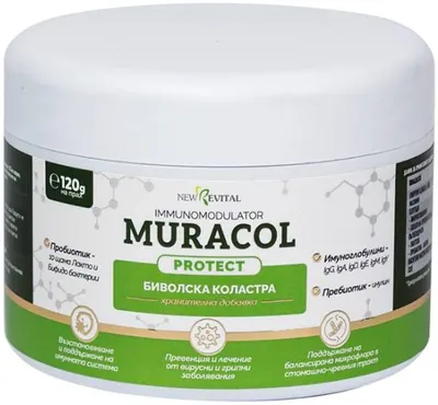 Protect Colostru de bivoliță pentru imunitate puternică și vitalitate, 120 g, Muracol