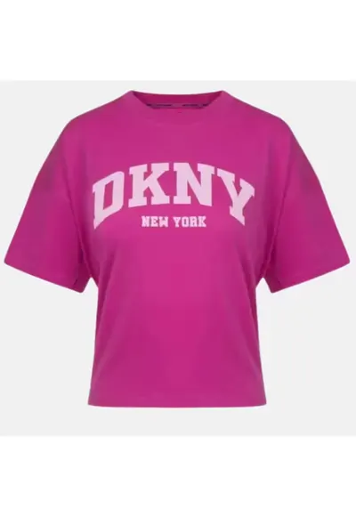 Tricou cu decolteu labaza gatului si logo