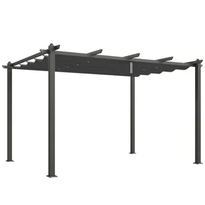 Outsunny Pergola cu Acoperis Retractabil de 3 x 4 (m) | Aosom Romania