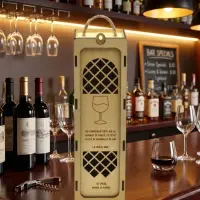 Cutie De Vin Personalizata - La multi ani!