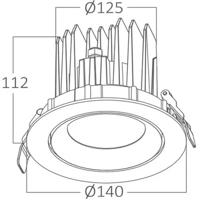 Cob 30w Spot Tip Downlight 4000k