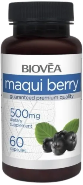 Maqui Berry, 500 mg, 60 capsule, Biovea