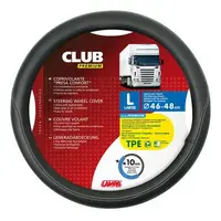 Husa volan Lampa Club Premium, 46 48 cm, Negru