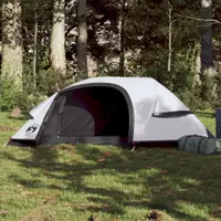 Gossi cort camping cupola 1 persoana alb, tesatura opaca, impermeabil