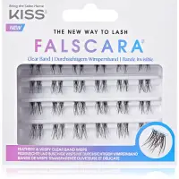 KISS Falscara The New Way to Lash pachet cu gene fără noduri autoadezive 24 buc