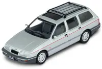 Model de colecție IXO Modern: mașini - Ford Sierra Ghia Turnier (Silver) (1986)