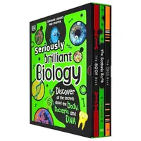 DK Seriously Brilliant Biology 3 Books Box Set and 1 Poster, Steve Mould