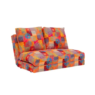 Canapea extensibila TAIDA, 2 locuri, multicolor, 120x68x62 cm