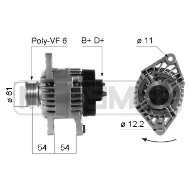 Generator/alternator ERA 210263A