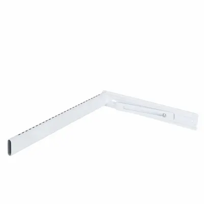 Bariera de protectie pentru pat Ikonka Grey 140 cm, cadru metalic, cu buzunar exterior